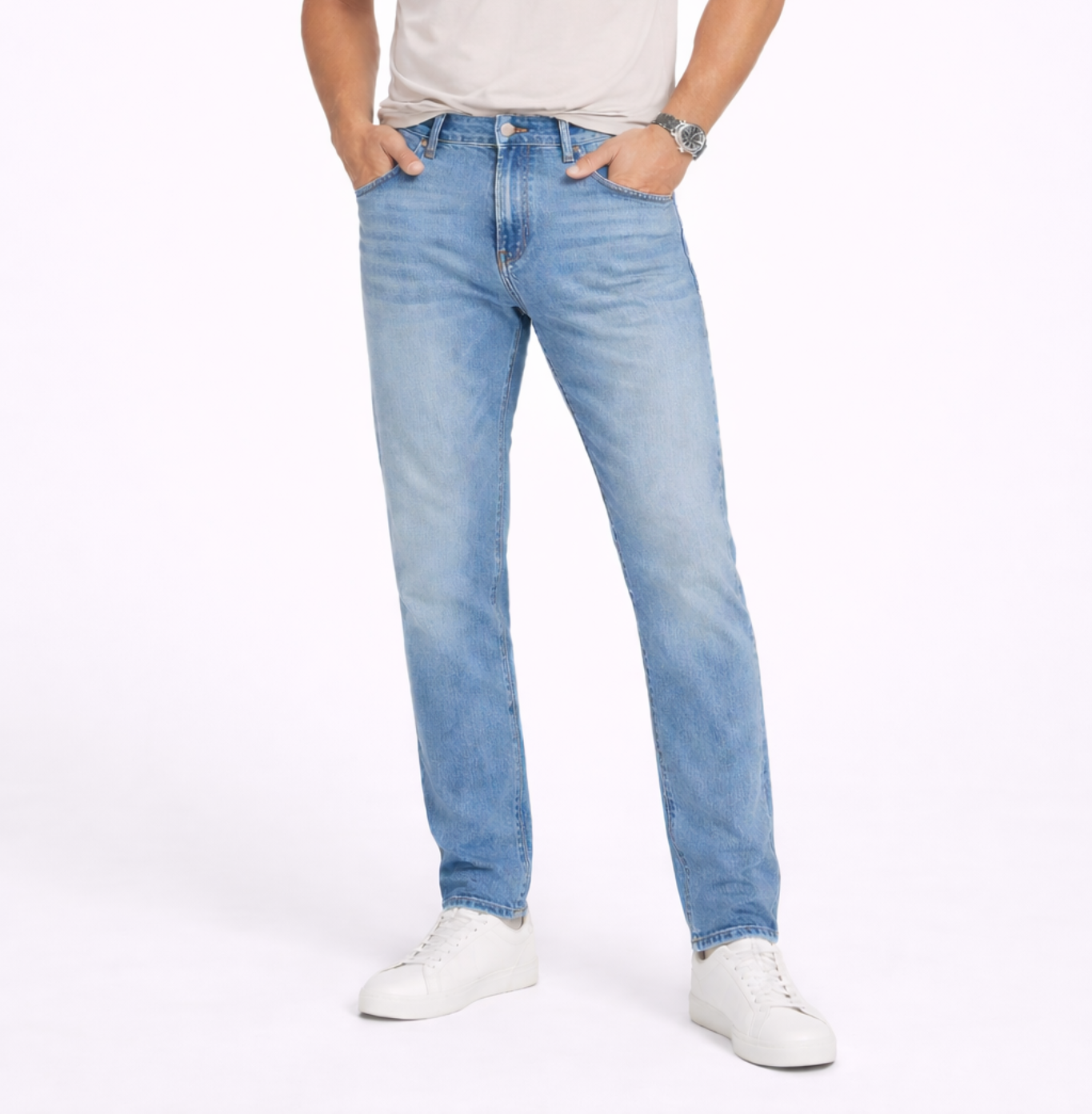 Classic Blue Rugged Jeans