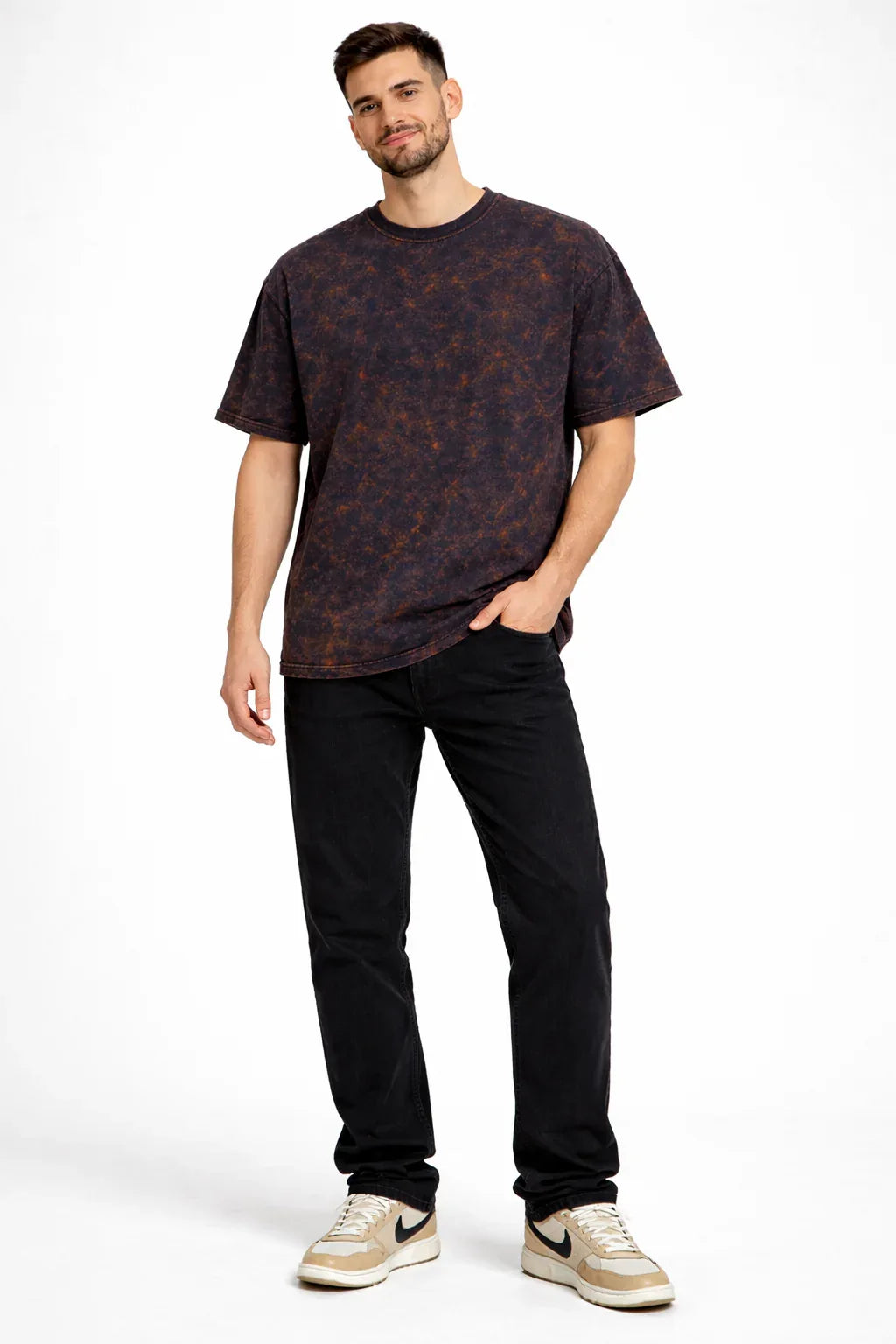 Acid Wash Oversized Tee