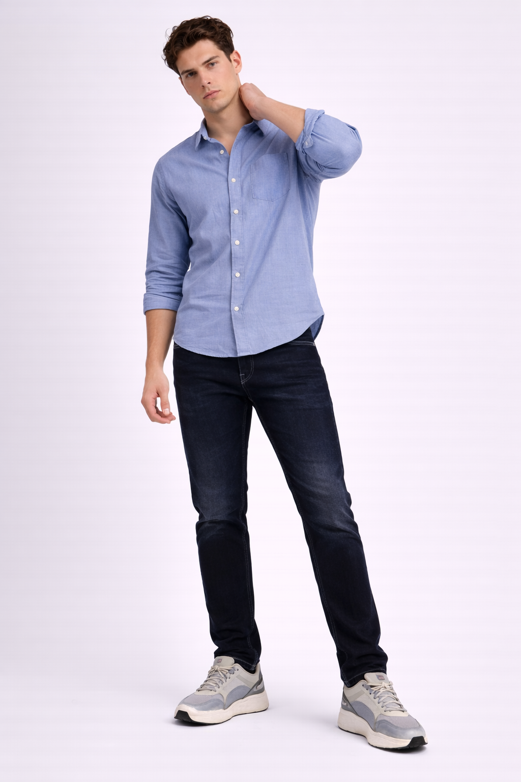 Dark Wash Stretch Denim