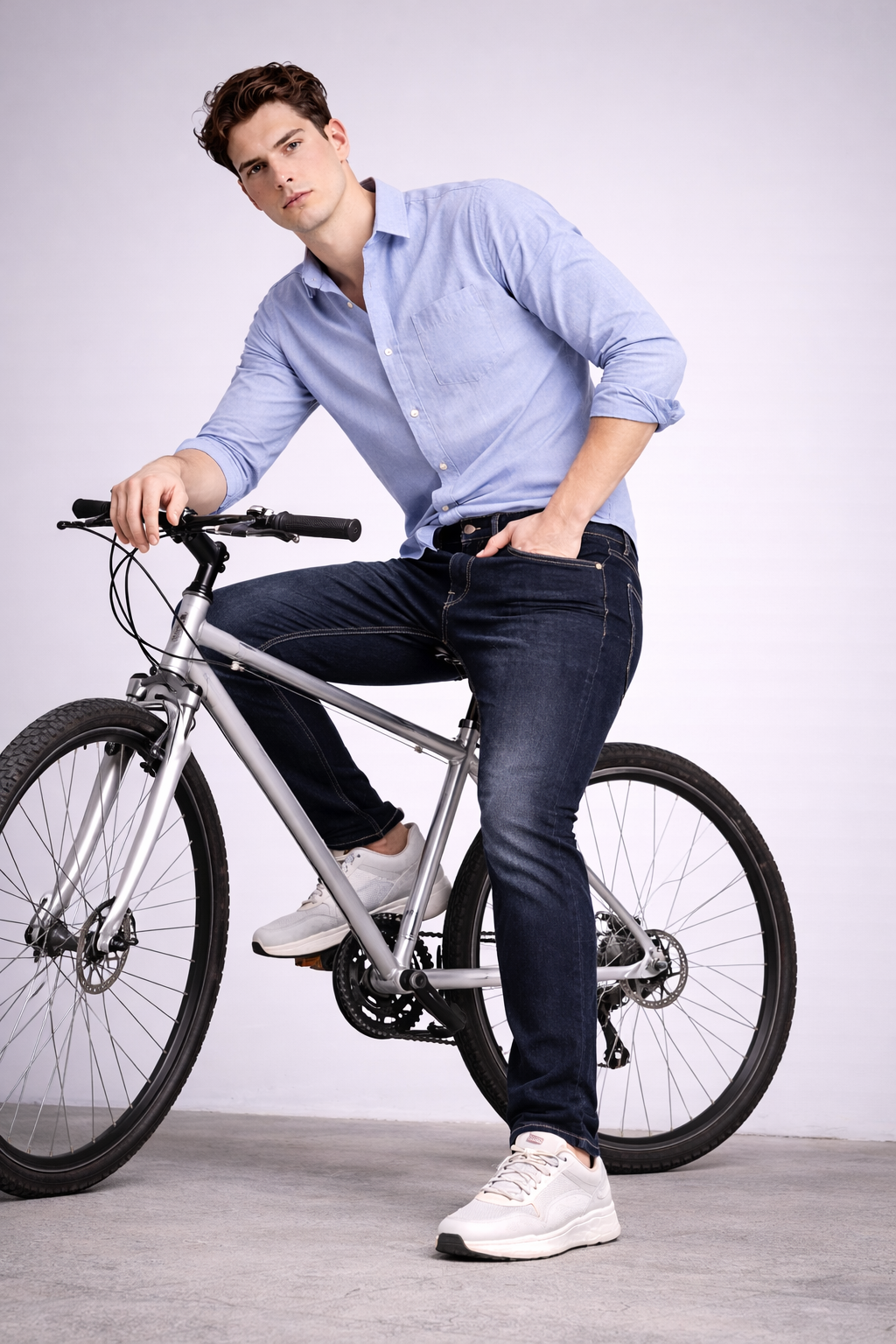 Dark Wash Stretch Denim