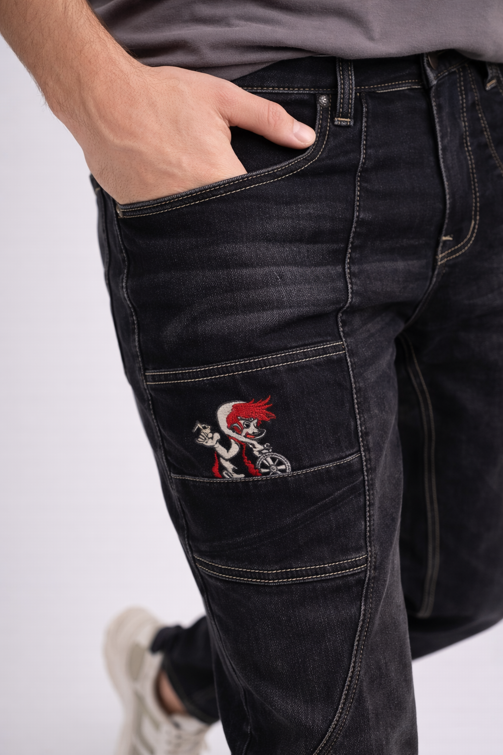 Dark wave Black Denim