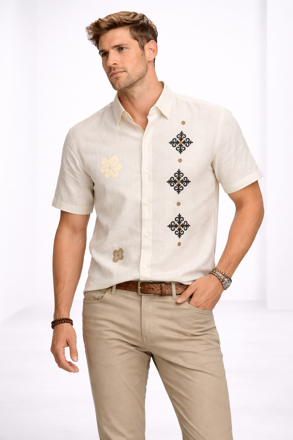 Men Linen Casual Shirt