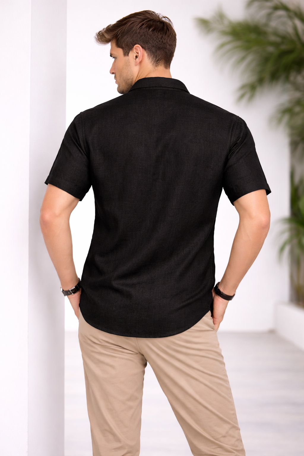 Men Linen Casual Shirt