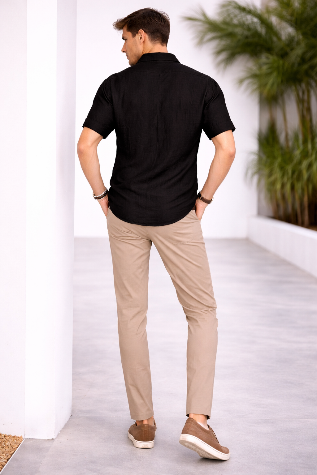 Men Linen Casual Shirt