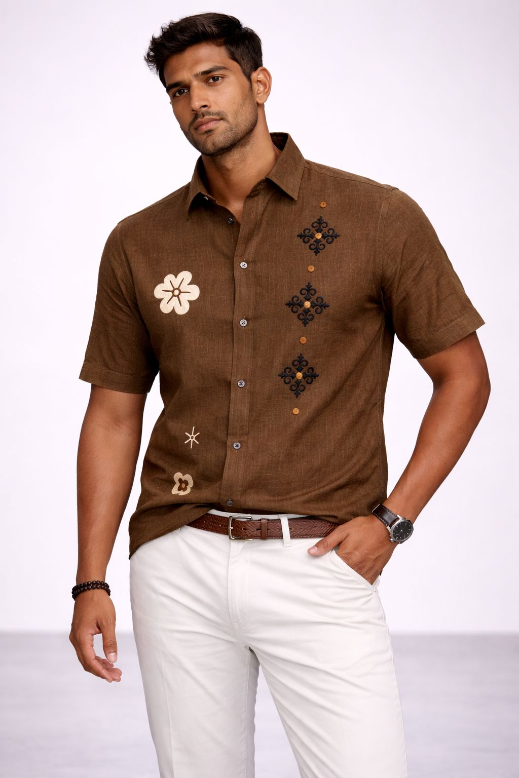 Men Linen Casual Shirt