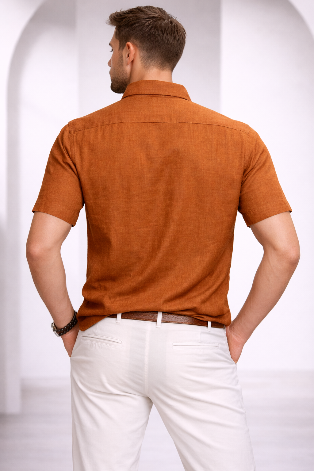 Men Slim Fit Casual Shirt