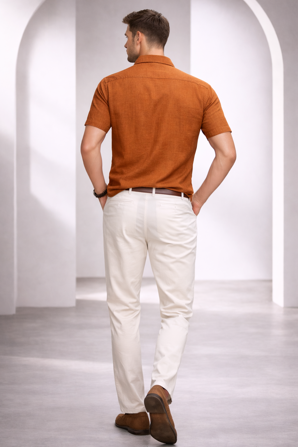 Men Slim Fit Casual Shirt