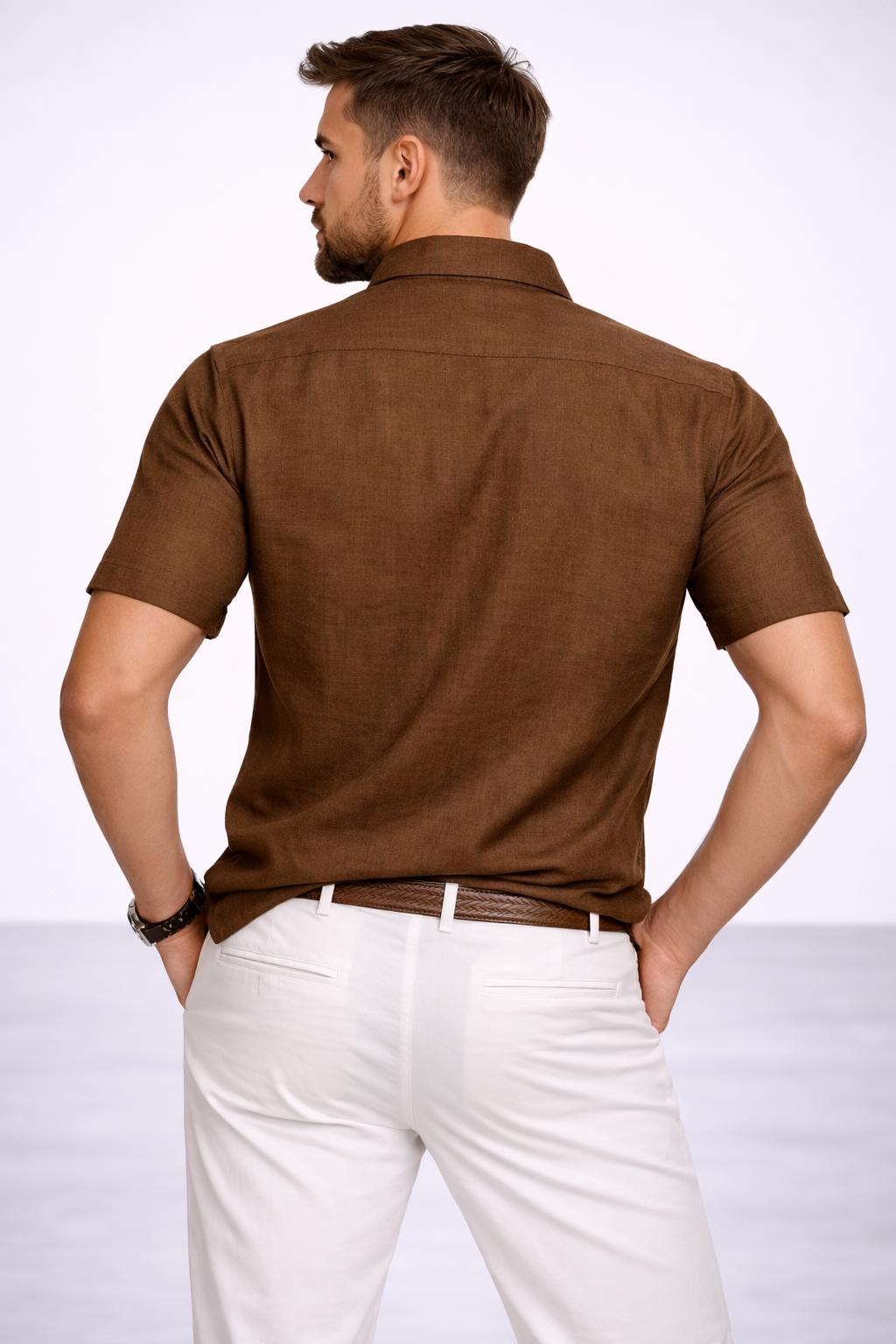 Men Slim Fit Casual Shirt